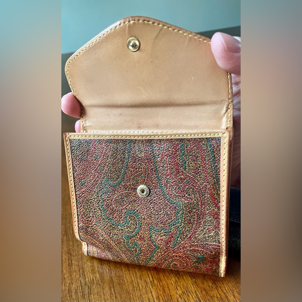 Vintage Etro Paisley Double Sided Wallet - Picture 6 of 12